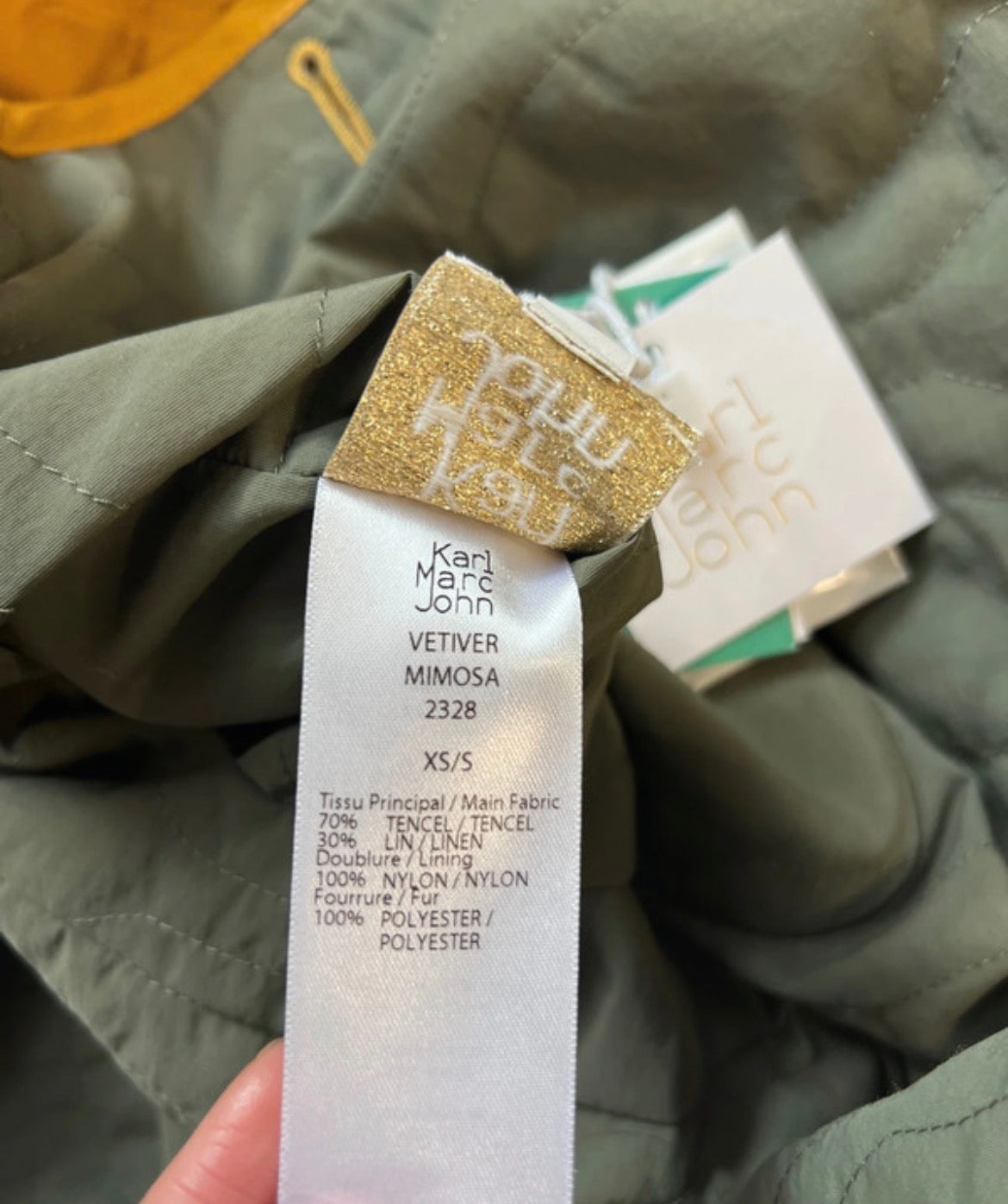 Veste matelassé réversible Karl Marc John