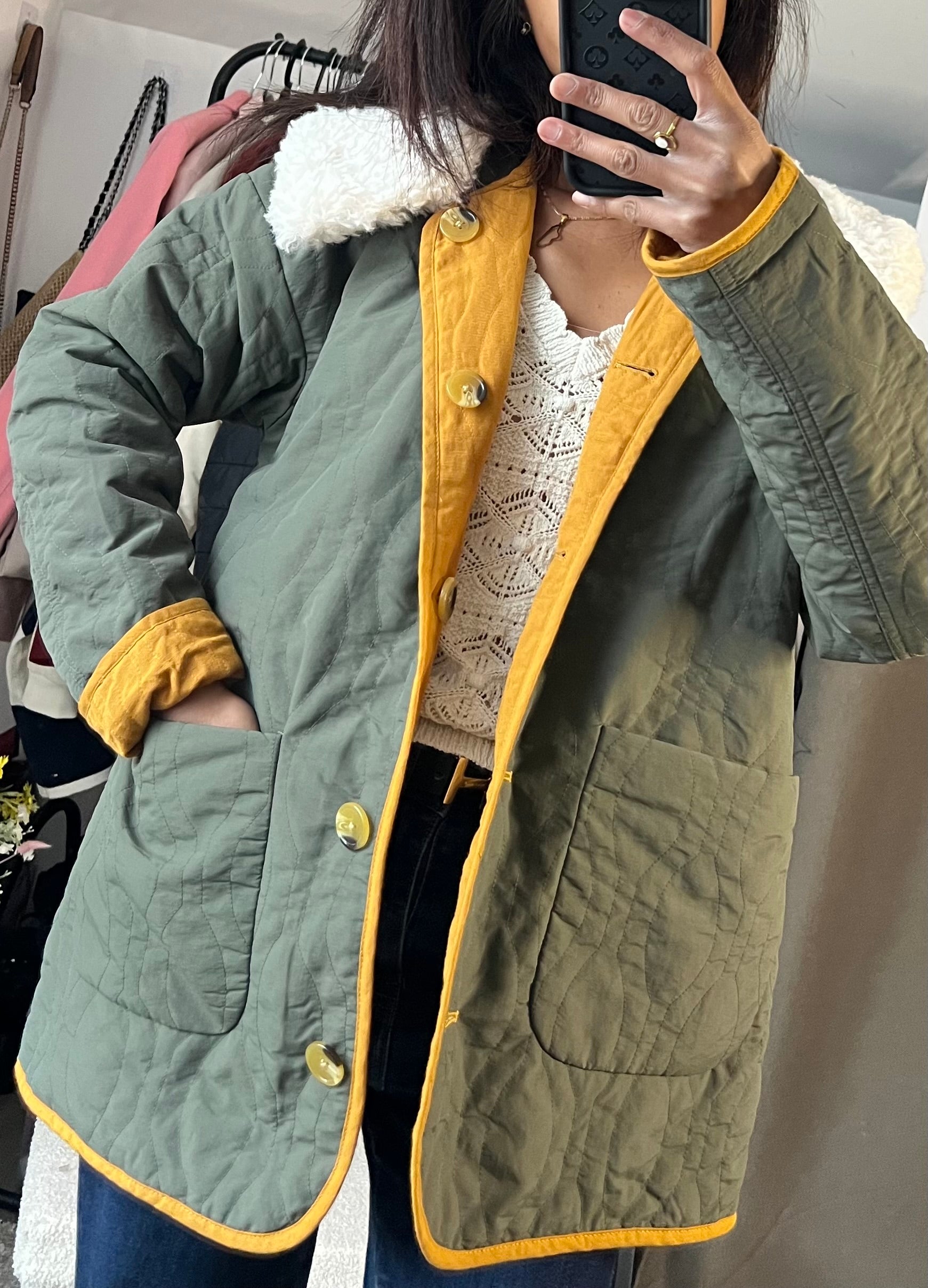 Veste matelassé réversible Karl Marc John