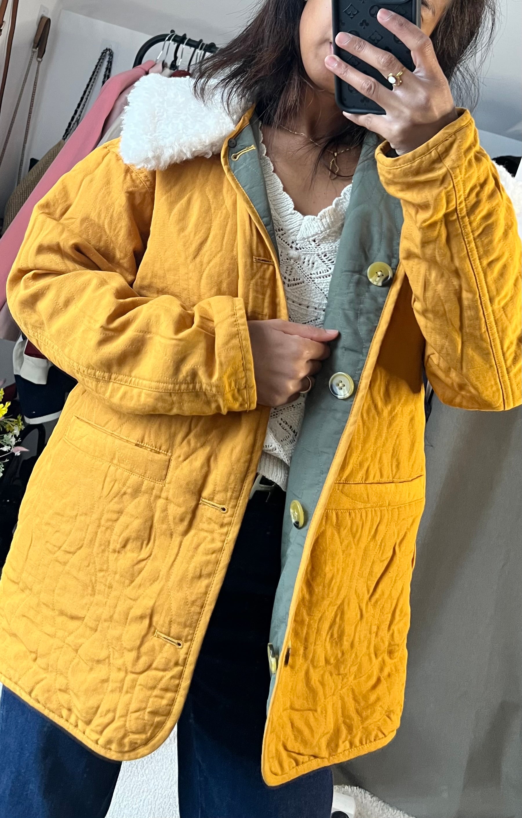 Veste matelassé réversible Karl Marc John