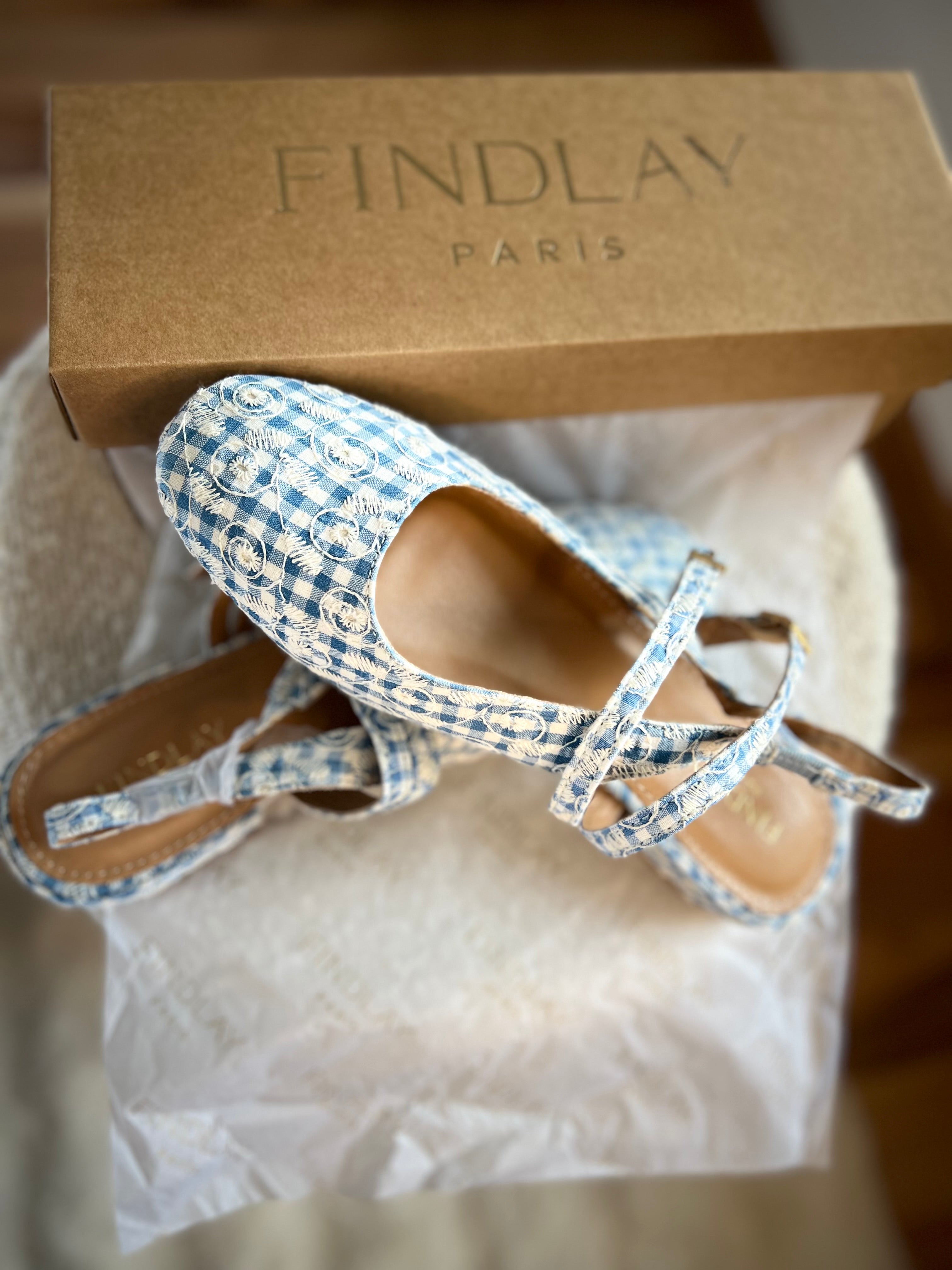 Ballerines vichy broderie Manjakely